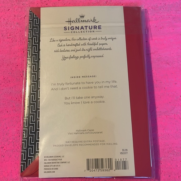 Hallmark Signature Collection Valentine’s Day Card - Picture 2 of 2